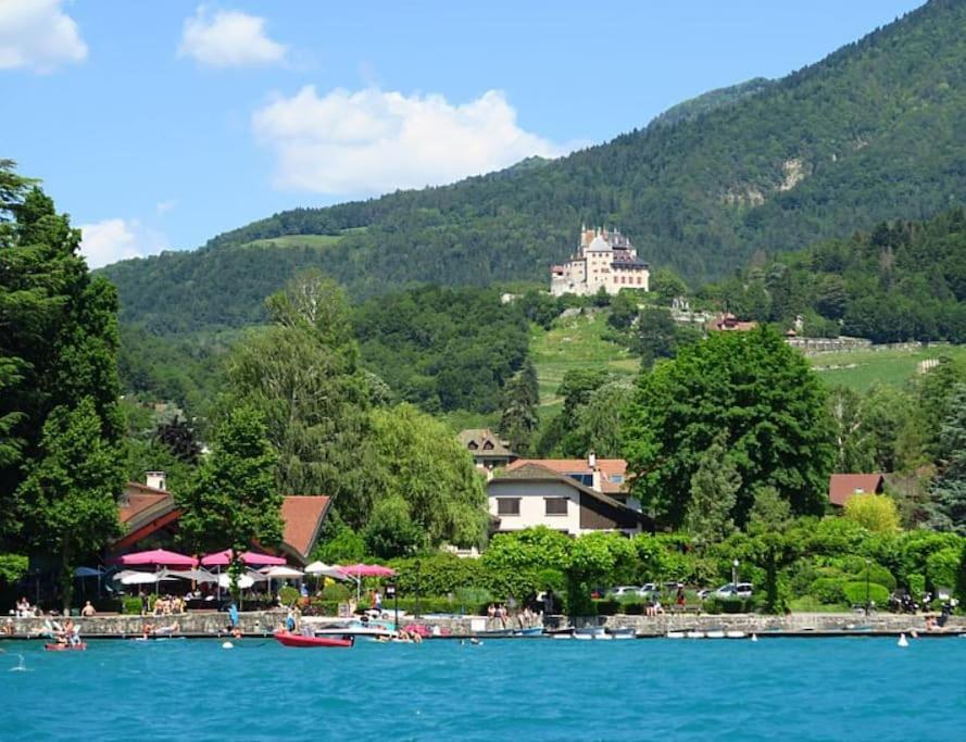 Charmant Appartement Lac D'Annecy / Ski - 6 Pers Menthon-Saint-Bernard Eksteriør billede